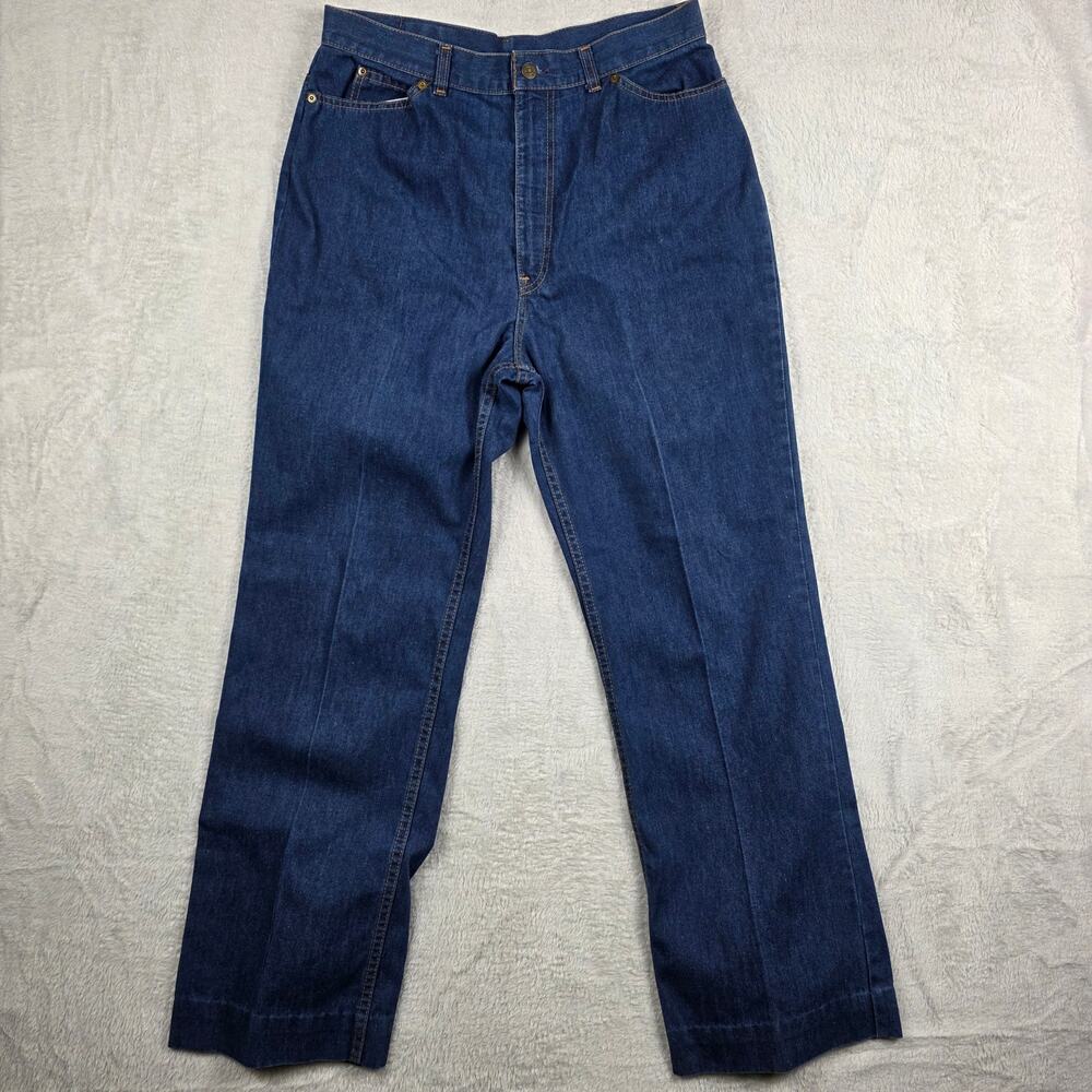 Women's Levi’s Blue Jeans Size 32 White Tab We Sew Our Own Patch High Rise 1981